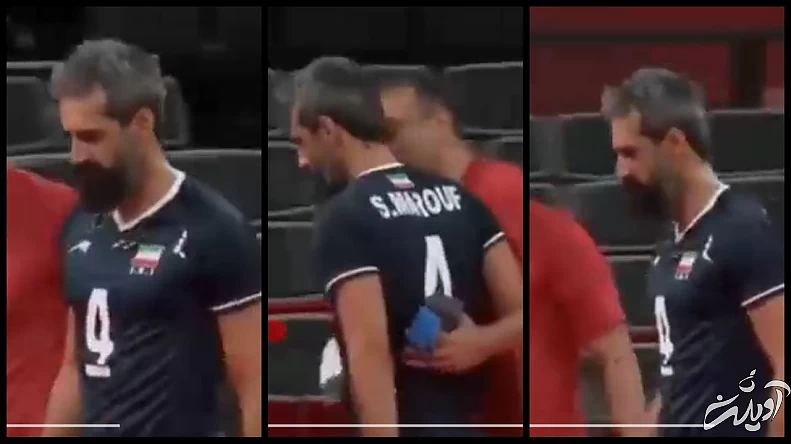 صحنه&zwnj;های دردناک در پایان یک بازی تلخ/ اشک&zwnj; های سعید معروف در آریاکا آرنا/ عکس